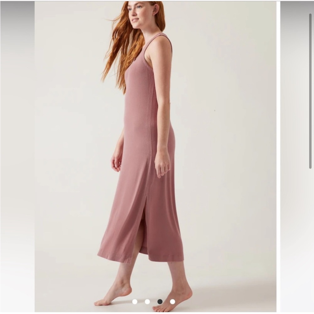 Athleta well Rested Sleep Tank Dress in black - Picture 6 of 6